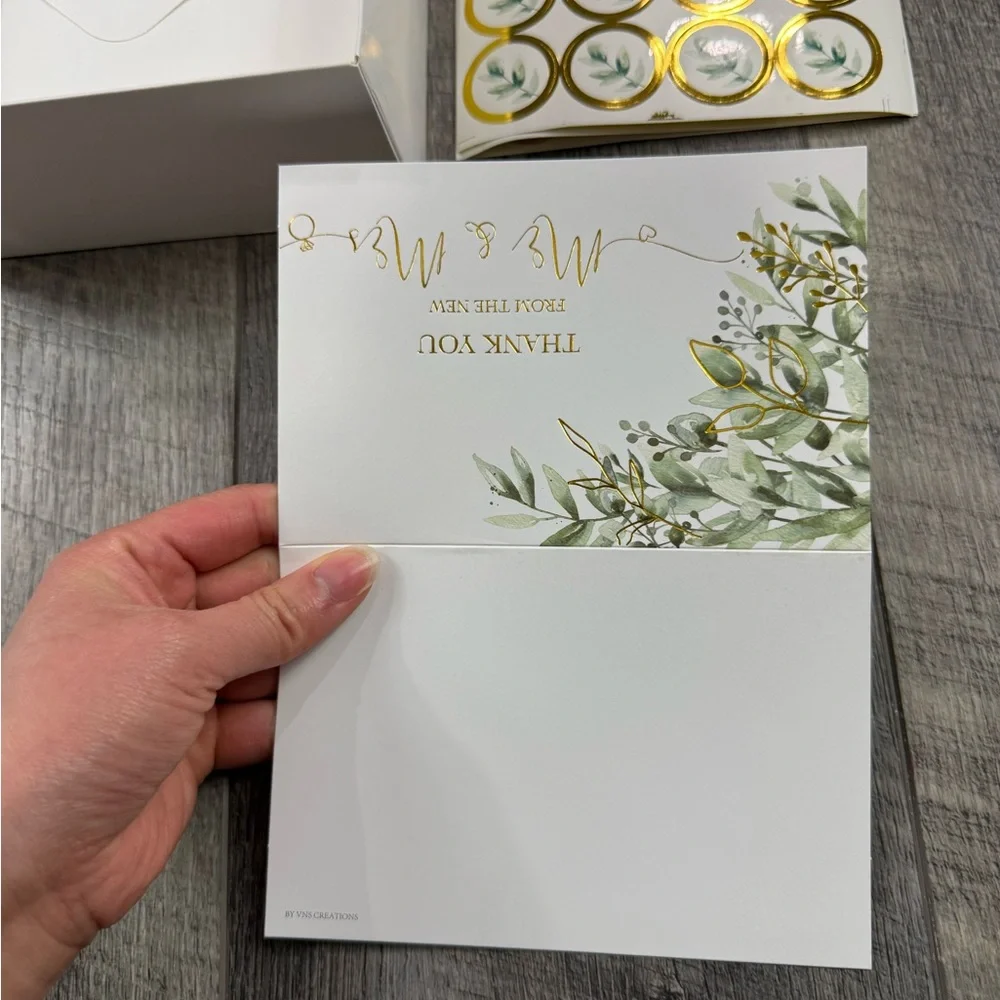 Greenery Thank You Wedding‎ Cards